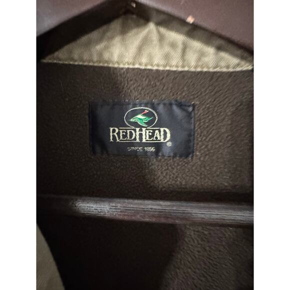 Redhead Tan Canvas Fleece Lined Zip Front Jacket Size‎ Medium - Picture 5 of 11